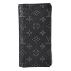Louis Vuitton wallet Portefeuille Brazza Monogram Eclipse Black